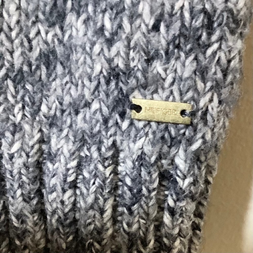TOMMY HILFIGER HEATHERED ZIP UP CARDIGAN - Picture 2 of 5